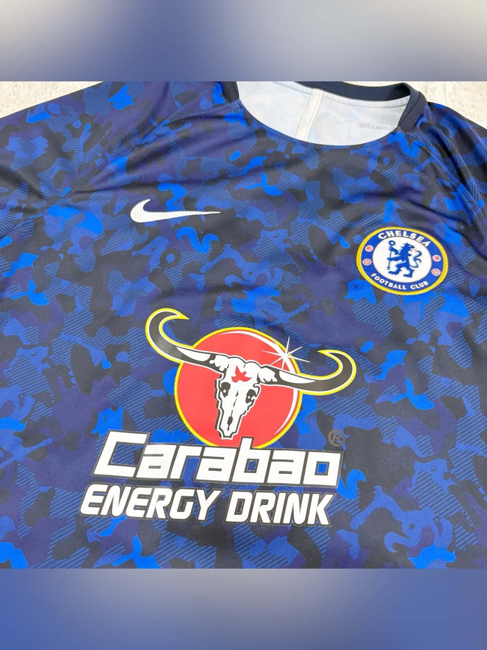 Nike Men’s 2018/19 Chelsea FC Dry Squad Short-Sleeve Training Jersey Medium - Picture 5 of 11